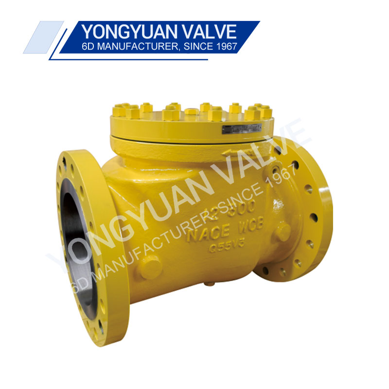 API 6D Flanged Swing Priksa Valve